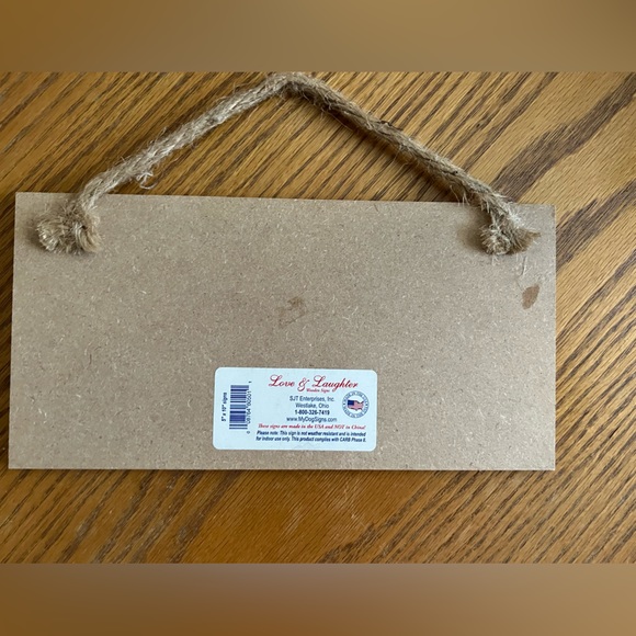 Wooden Mr. & Mrs. Est. 2016 Hanging Sign - Picture 3 of 4